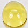 Natural Yellow Lemon Quartz 23.78 Ct. Oval Cabochon Shape 18.6 x 15.9 Mm Gems