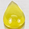 Natural Yellow Lemon Quartz  18.63 Ct. Pear Cabochon Shape 21 x 15.1 Mm Gemstone From Brazil