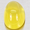 Natural Yellow Lemon Quartz 30.84 Ct.Oval Cabochon Shape 21 x 15.1  Mm Gemstone