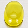 Natural Yellow Lemon Quartz 16.27 Ct.Oval Cabochon Shape 21 x 13.4 Mm Gemstone
