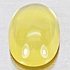 Natural Yellow Lemon Quartz 19.06 Ct.Oval Cabochon Shape 20 x 14.6 Mm Gemstone