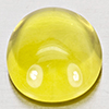 Natural Yellow Lemon Quartz 14.43 Ct.Oval Cabochon Shape 18.3 x 15.3 Mm Gemstone