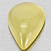 Natural Yellow Lemon Quartz 20.33 Ct. Pear Cabochon Shape 23 x 16.9 Mm Gemstone