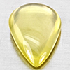 Natural Yellow Lemon Quartz 16.20 Ct. Pear Cabochon Shape 23 x 16.3 Mm Gemstone