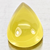 Natural Yellow Lemon Quartz 26.42 Ct. Pear Cabochon Shape 23 x 16 Mm Gemstone