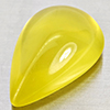Natural Yellow Lemon Quartz 23.52 Ct. Pear Cabochon Shape 24 x 15.9 Mm Gemstone