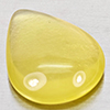 Natural Yellow Lemon Quartz 20.87 Ct. Pear Cabochon Shape 24 x 18.7 Mm Gemstone