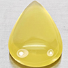 Natural Yellow Lemon Quartz 26.39 Ct. Pear Cabochon Shape 26 x 18.4 Mm Gemstone