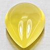 Natural Yellow Lemon Quartz 31.48 Ct. Pear Cabochon Shape 22 x 18 Mm Gemstone