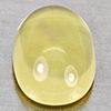 Natural Yellow Lemon Quartz 5.98 Ct. Oval Cabochon Shape 13.5 x 9.7 Mm Gemstone