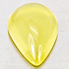 Natural Yellow Lemon Quartz  7.96 Ct. Pear Cabochon Shape 16.5 x 11.8 Mm Gemstone From Brazil