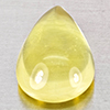 Natural Yellow Lemon Quartz  11.04 Ct. Pear Cabochon Shape 18.4 x 12.5 Mm Gemstone From Brazil