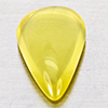 Natural Yellow Lemon Quartz  6.50 Ct. Pear Cabochon Shape 18 x 10.6 Mm Gemstone From Brazil