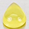 Natural Yellow Lemon Quartz  11.04 Ct. Pear Cabochon Shape 16.9 x 13.3 Mm Gemstone From Brazil