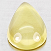 Natural Yellow Lemon Quartz  13.18 Ct. Pear Cabochon Shape 20 x 14.4 Mm Gemstone From Brazil