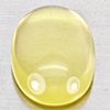 Natural Yellow Lemon Quartz 9.21 Ct. Oval Cabochon Shape 17.9 x 12.5 Mm Gemstone