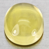 Natural Yellow Lemon Quartz 7.70 Ct. Oval Cabochon Shape 11.9 x 14.4 Mm Gemstone