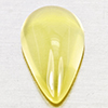 Natural Yellow Lemon Quartz  8.61 Ct. Pear Cabochon Shape 18 x 11 Mm Gemstone From Brazil