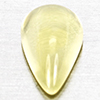 Natural Yellow Lemon Quartz  4.50 Ct. Pear Cabochon Shape 14.4 x 8.6 Mm Gemstone From Brazil
