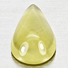 Natural Yellow Lemon Quartz  6.40 Ct. Pear Cabochon Shape 16.4 x 10.2 Mm Gemstone From Brazil