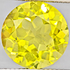 Natural Yellow Lemon Quartz 7.76 Ct. Round Shape 13 Mm Gemstone From Brazil