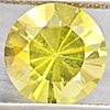 Natural Yellow Lemon Quartz 4.53 Ct. Round Diamond Cut 11 Mm Gemstone From Brazil
