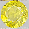Natural Yellow Lemon Quartz 2.60 Ct. Round Shape 9.2 Mm Gemstone From Brazil