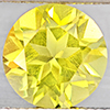 Natural Yellow Lemon Quartz 3.07 Ct. Round Shape 8.9 Mm Gemstone From Brazil