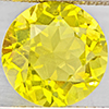 Natural Yellow Lemon Quartz 4.68 Ct. Round Shape  11.1 Mm Gemstone From Brazil