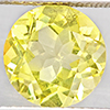 Natural Yellow Lemon Quartz 2.65 Ct. Round Shape 9.1 Mm Gemstone From Brazil