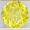 Natural Yellow Lemon Quartz 3.30 Ct. Round Shape 10.1 Mm Gemstone From Brazil