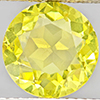Natural Yellow Lemon Quartz 2.70 Ct. Round Shape  9.1 Mm Gemstone From Brazil