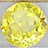 Natural Yellow Lemon Quartz 2.70 Ct. Round Shape 9.1 Mm Gemstone From Brazil