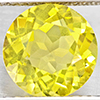Natural Yellow Lemon Quartz 2.57 Ct. Round Shape 9.1 Mm Gemstone From Brazil
