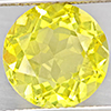 Natural Yellow Lemon Quartz 4.67 Ct. Round Shape 11.1 Mm Gemstone From Brazil