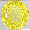 Natural Yellow Lemon Quartz 6.32 Ct. Round Shape 12.2 Mm Gemstone From Brazil