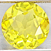 Natural Yellow Lemon Quartz 4.81 Ct. Round Shape 11.2 Mm Gemstone From Brazil