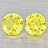 Natural Yellow Lemon Quartz 2.38 Ct. 2 Pcs Round Shape 7 Mm Gemstone From Brazil Natural Yellow Lemon Quartz 2.38 Ct. 2 Pcs Round Shape 7 Mm Gemstone From Brazil