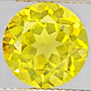 Natural Yellow Lemon Quartz 3.90 Ct. Round Shape 10.1 Mm Gemstone From Brazil