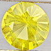 Natural Yellow Lemon Quartz 1.80 Ct. Round Diamond Cut 8.1 Mm Gemstone From Brazil