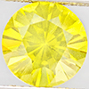 Natural Yellow Lemon Quartz 2.56 Ct. Round Diamond Cut 9.1 Mm Gemstone From Brazil
