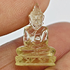Natural Yellow Quartz 5.76 Ct. Buddha Carving Cut  18.2 x 11.9 Mm Gemstone from Brazil