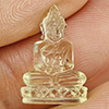 Natural Yellow Quartz 3.51 Ct. Buddha Carving Cut  15.7 x 10.5 Mm Gemstone from Brazil