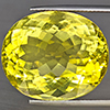 Natural Yellow Lemon Quartz 37.92 Ct. Oval Shape 22 x 19.5 Mm Gemstone from Brazil