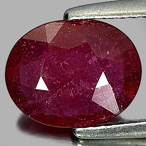 2.35 Ct. Calibrate Size Natural Oval Red Pink Ruby Gem