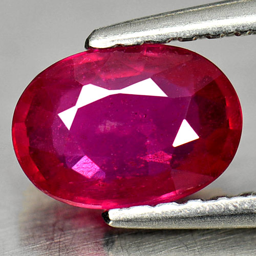 0.93 Ct. Nice Oval Shape Natural Red Pink Ruby Mozambique