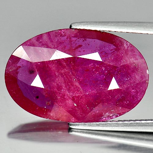 10.98 Ct. Attractive Natural Red Pink Ruby Madagascar