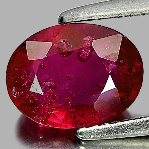 2.98 Ct. Oval Natural Red Pink Ruby Mozambique Gem
