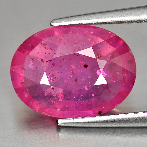 3.03 Ct. Oval Shape Natural Red Pink Ruby Mozambique