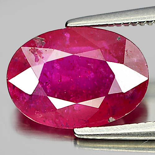 3.11 Ct. Alluring Oval Natural Gem Purplish Pink Ruby Mozambique
